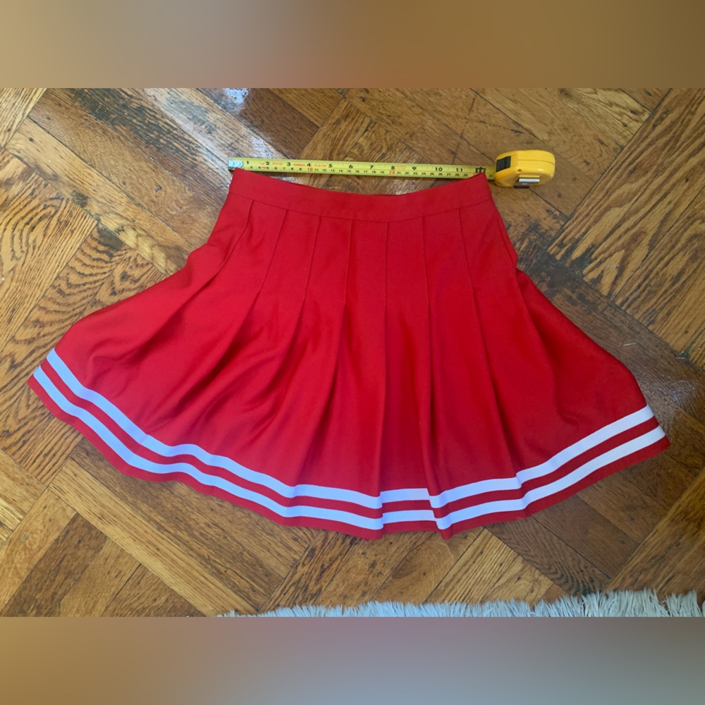 Varsity red cheer skirt 6